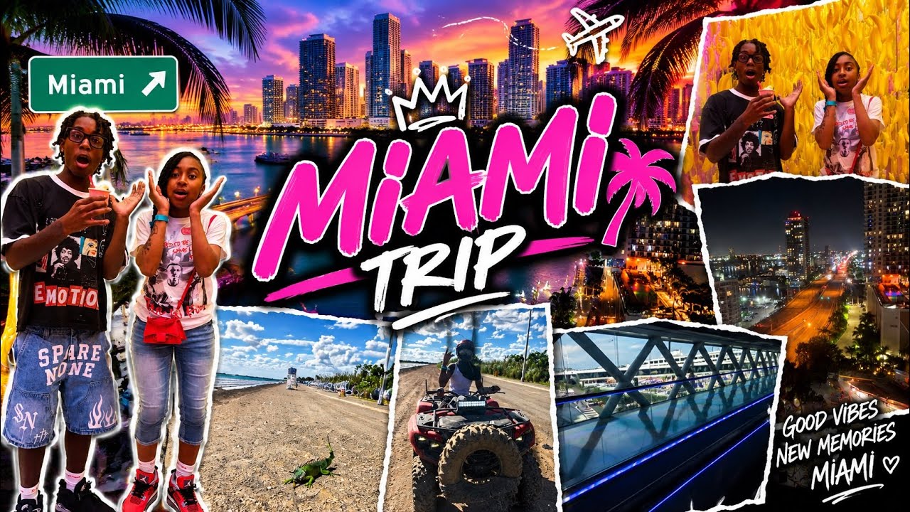 FAMILY TRIP TO MIAMI 🌴🌊| ATV RIDES, ADVENTURES, BEACH & MEMORIES - YouTube
