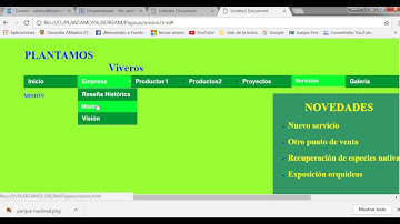 Problemas en redirección de menù en Dreamweaver