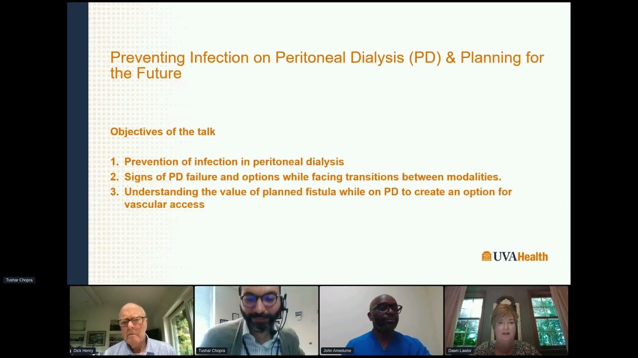 Session 6: Preventing Infection on PD & Planning for the Future | Dialysis at Home | AKF