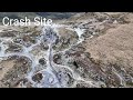 Boeing B29 Superfortress Crash Site - Bleaklow Peak District UK - DJI Mini 4 Pro 4K - WW2 Plane