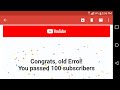 Old Errol 100 subscriber update