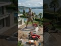 ⚽ Building a Giant Cristiano Ronaldo Statue in a Luxury Mansion Backyard