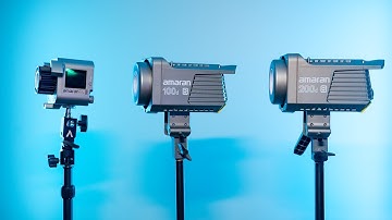 Aputure Amaran Daylight Lights Compared! 60D S vs 100D S vs 200D S