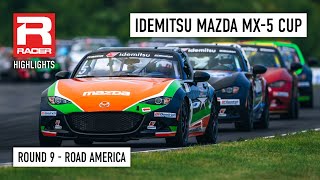 Mazda MX-5 Cup 2023 | Round 9 - Road America | Race Highlights