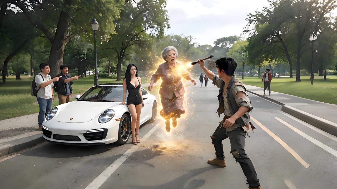 美女总裁被大妈碰瓷索赔百万，乞丐仙君神笔一挥真相大白！女总裁脱衣示爱奉亿万嫁妆当晚入洞房