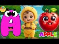 A for Apple | ABC phonics song | ABC for toddlers | B for ball | Baby ABC Song | ABCD |#kidssong