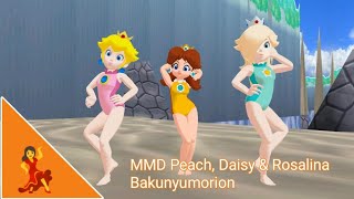 Mmd Peach, Daisy & Rosalina - Bakunyumorion