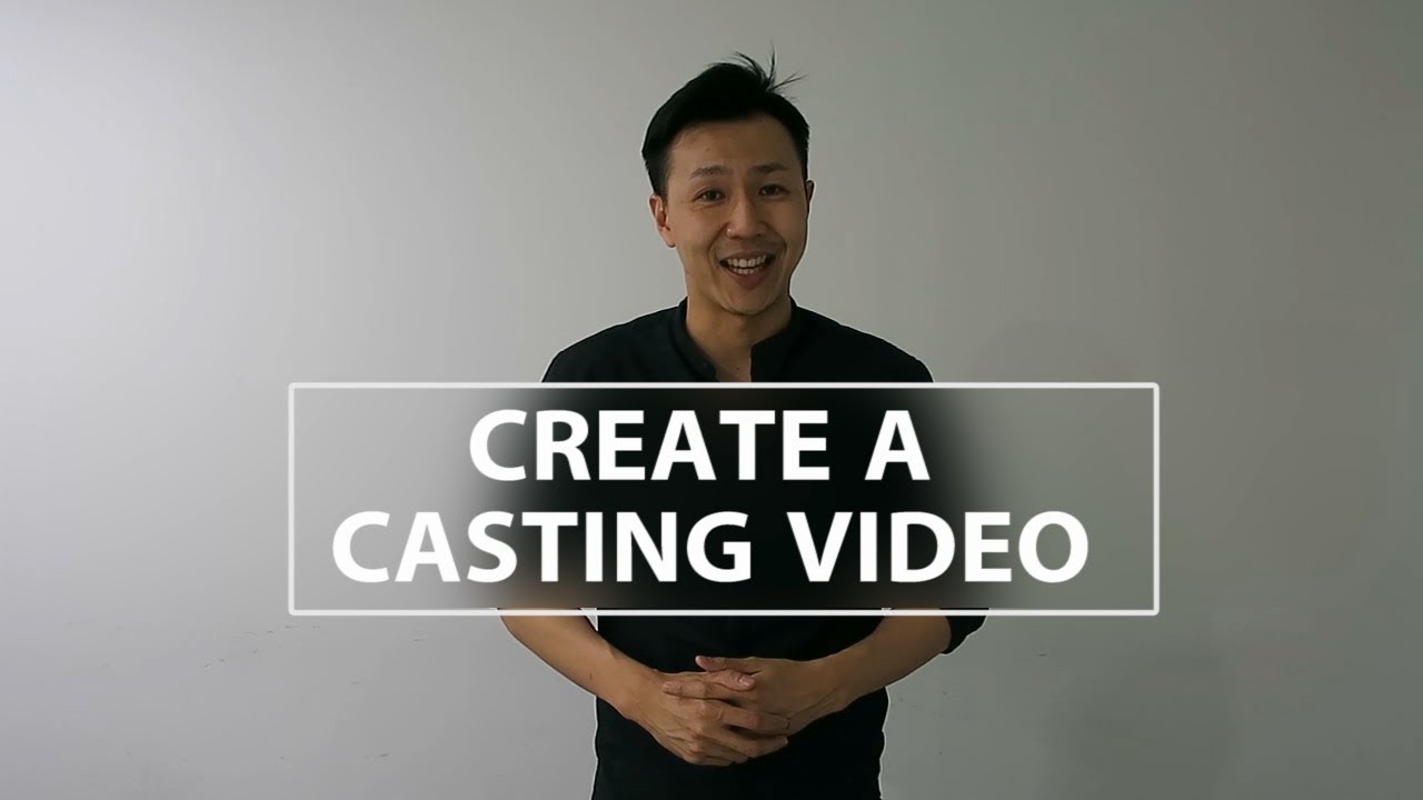 Creating a Casting Profile Video YouTube