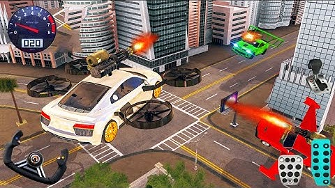 Flying Car Robot Games 3D Simulator  - Android Gameplay # 4