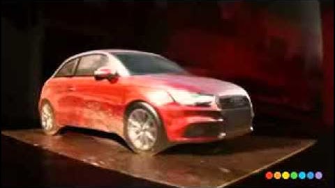 Audi A1 Car projection mapping