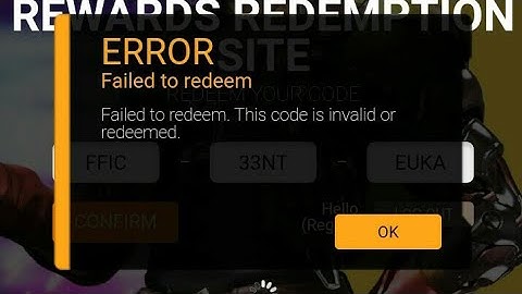 Free Fire Redemption Site Not Working| Free Fire Redemption Code Site Problem| FF Redeem Code Error