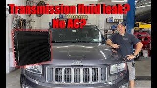 How to change Transmission cooler / AC condenser 2015 Jeep Grand Cherokee