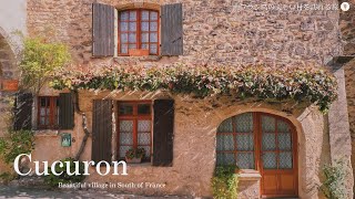 Cucuron, a pretty village in the south of France / Provencal restaurant / Cute cat / Medieval towns