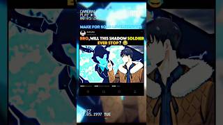 Someone Stop This Shadow Soldier! 🤣🔥 #jinwoo #anime #sololeveling #igris #fynny#usa #fyp #otaku