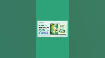 How to create a flipbook by using Canva - Canva tutorial for beginners #shorts #canva #canvatips