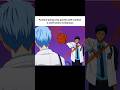 Aomine being gentle with number 2 and Kuroko is hilarious #anime #kurokonobasket #number2 #aomine