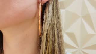 Vídeo: Pendientes Aro Criolla Basic Gold 65mm Oro Amarillo