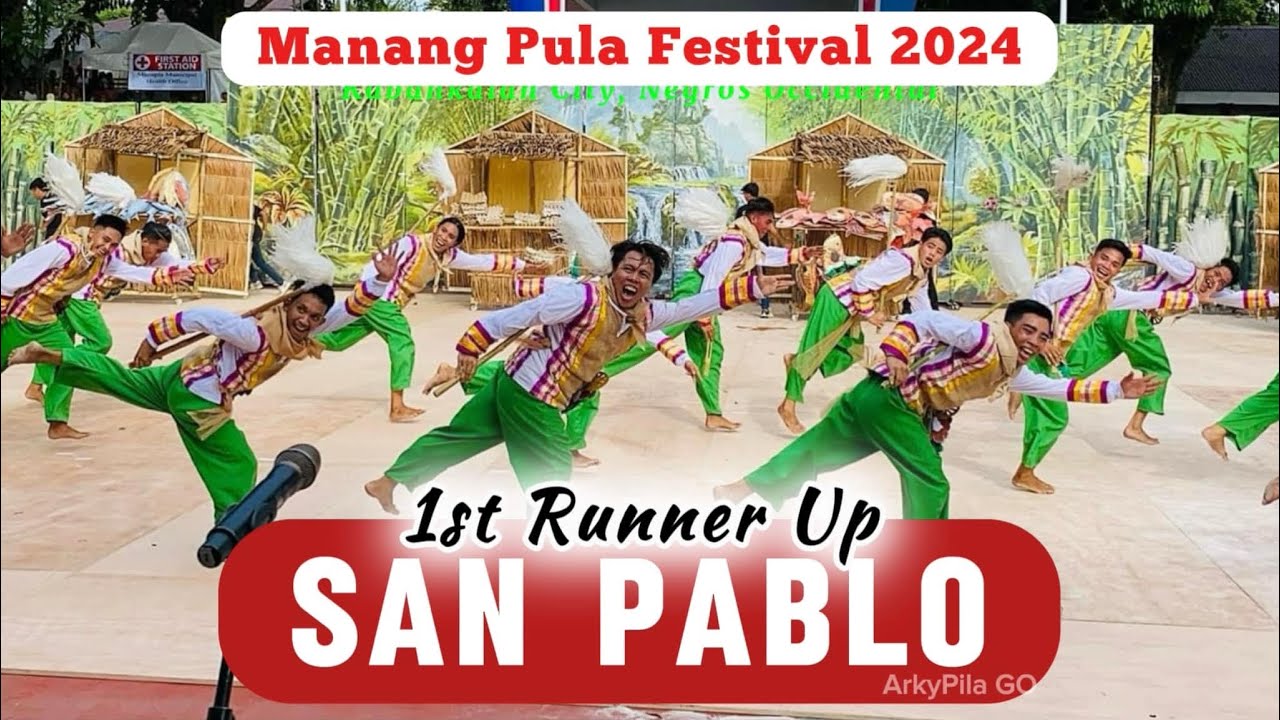 BRGY. SAN PABLO ARENA DANCE 1ST RUNNER UP MANANG PULA FESTIVAL 2024 Manapla Negros Occidental
