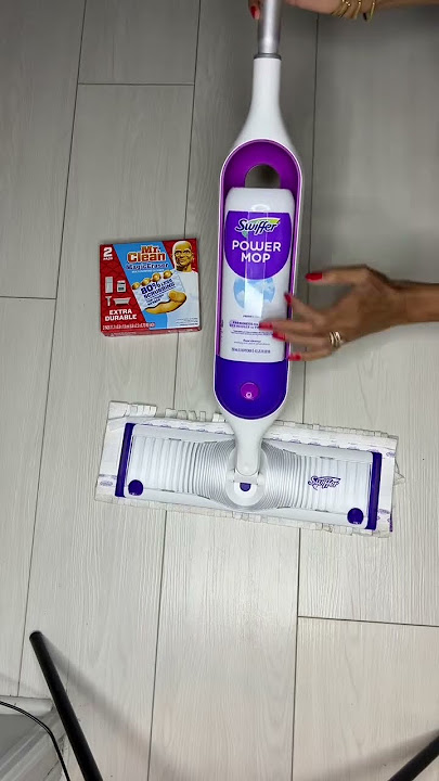 Effortless Cleaning with the Swiffer Power Mop! #swiffergiftedme