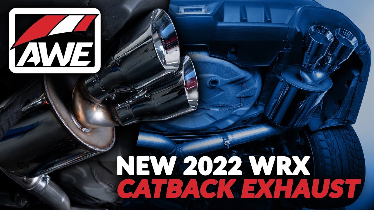 AWE 22 WRX Catback Test - YouTube