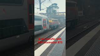 Mariyung D set transfer with SSR locomotive B75