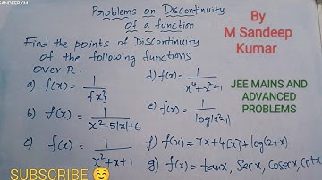 Problems on Discontinuity| #Continuity  #Discontinuity #jee