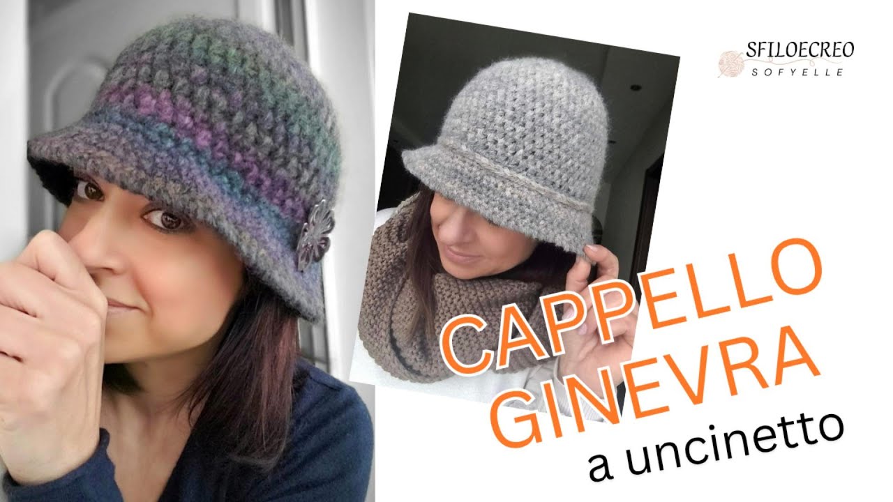 Cappello Ginevra a uncinetto: semplice e veloce da fare!