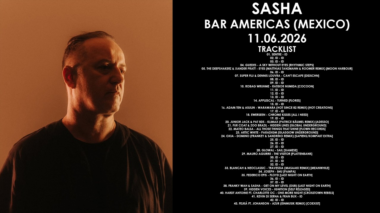 SASHA (UK) @ Bar Americas (Mexico) 11.06.2026