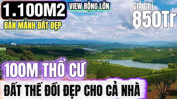 🔴Bán đất lâm đồng đẹp hơn 1.100m2 view đồi view hồ rộng đẹp 100m thổ cư Lh : 0379.590.939