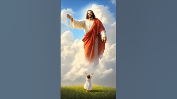 Jesus loves child🙏❤️ #jesus #christ #jesuslovesyou #god #miracle #love #viralvideo #ai #god #shorts