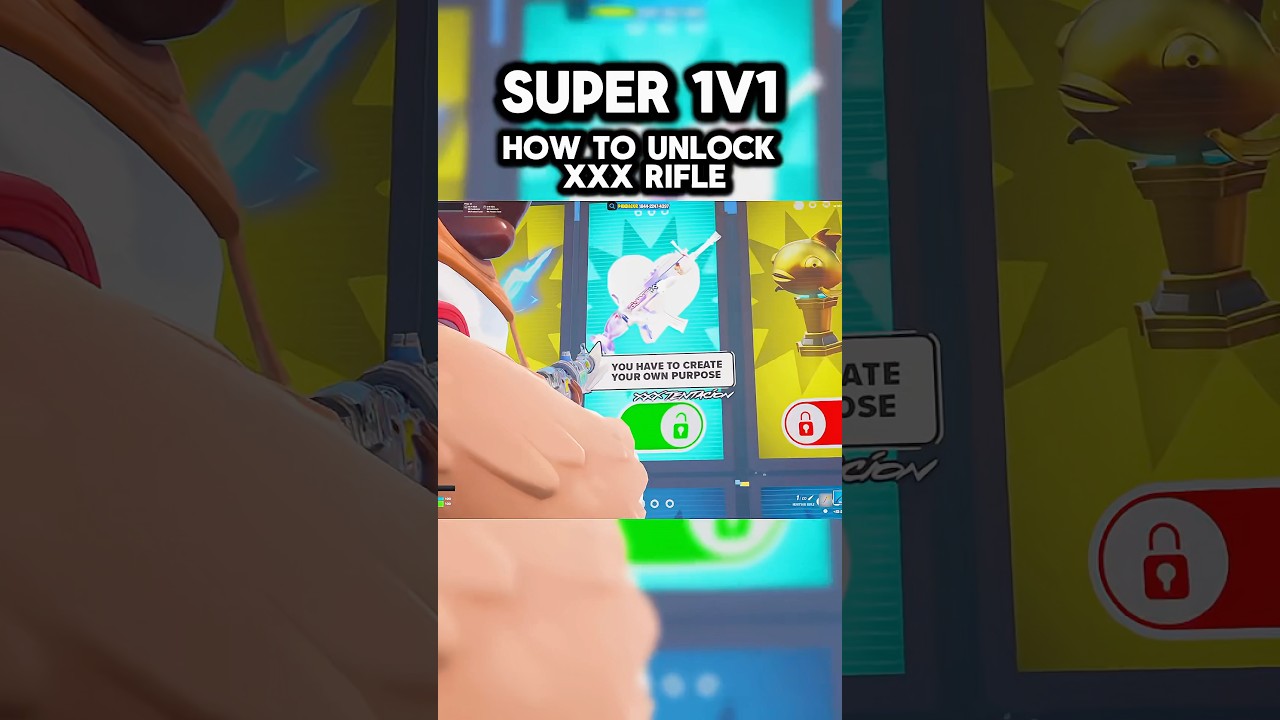 HOW TO UNLOCK XXX TENTACION RIFLE IN SUPER 1V1 WITH EVERY GUN