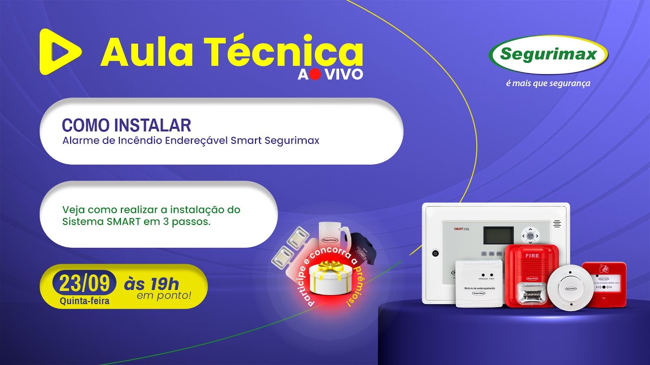 COMO INSTALAR o Alarme de Incêndio Endereçável SMART Segurimax [Treinamento Técnico]