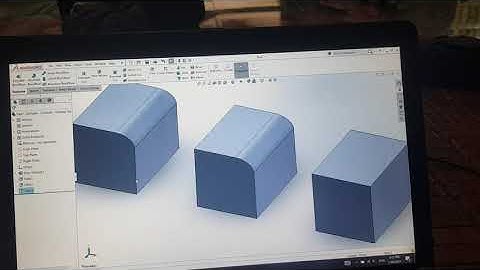 Sử dụng lệnh Fillet cơ bản trong Solidworks