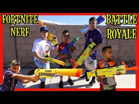 FORTNITE NERF BATTLE ROYALE | FORTNITE WATER GUNS | D&D SQUAD BATTLES
