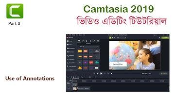 How to Edit Video in Camtasia studio Bangla Tutorial part 3
