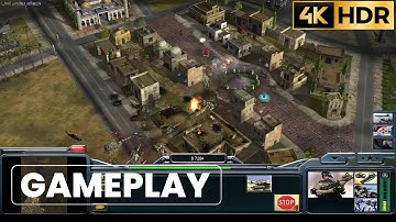C&C Generals – Rise of the Reds Mod (USA) | Gameplay Walkthrough | No Commentary | 4K 60FPS