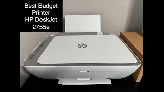 Best Budget Printer - HP DeskJet 2755e Wireless Color All-in-One Printer - Unboxing and Basic Setup