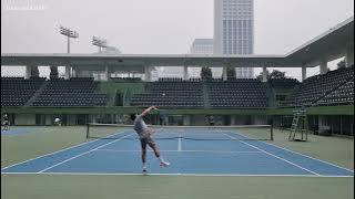 Tennis Coaching | Game simulation practice with Coach Suharyadi