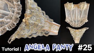 DIY 안젤라 레이스 팬티 만들기 How to make a Angela Lace Panty | sewing tutorial #25