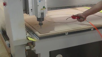TigerTec CNC router with ATC function and working on MDF