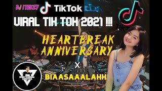 DJ HEARTBREAK ANNIVERSARY x BIASAALAAH HARI JADI PATAH HATI TIKTOK TERBARU 2021 JUNGLE DUTCH