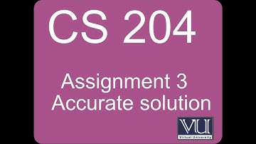 CS 204 Assignment 3