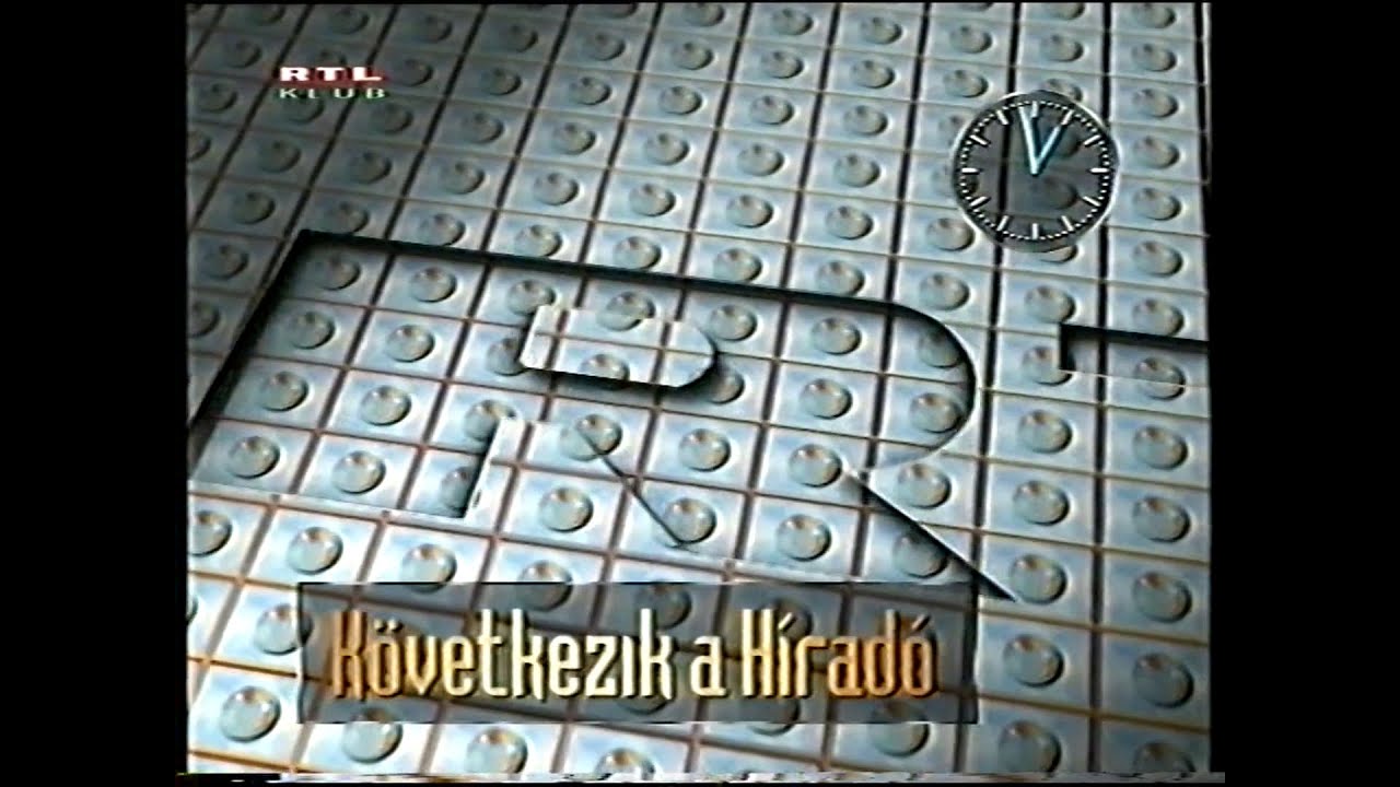 RTL Klub reklámblokk, híradó részlet 1999.02.14.