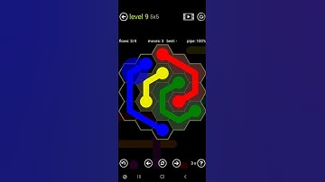 How To Solve Flow Free Hexes Sampler Level 9 5x5 Board Easy Walk Through Solution Walkthrough