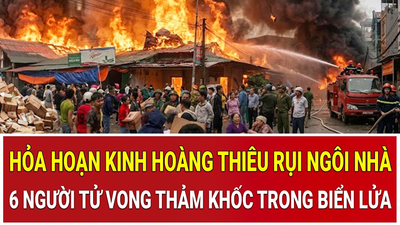 Thời sự nóng 28/2: Hỏa hoạn kinh hoàng thiêu rụi ngôi nhà, 6 người tử vong thảm khốc trong biển lửa