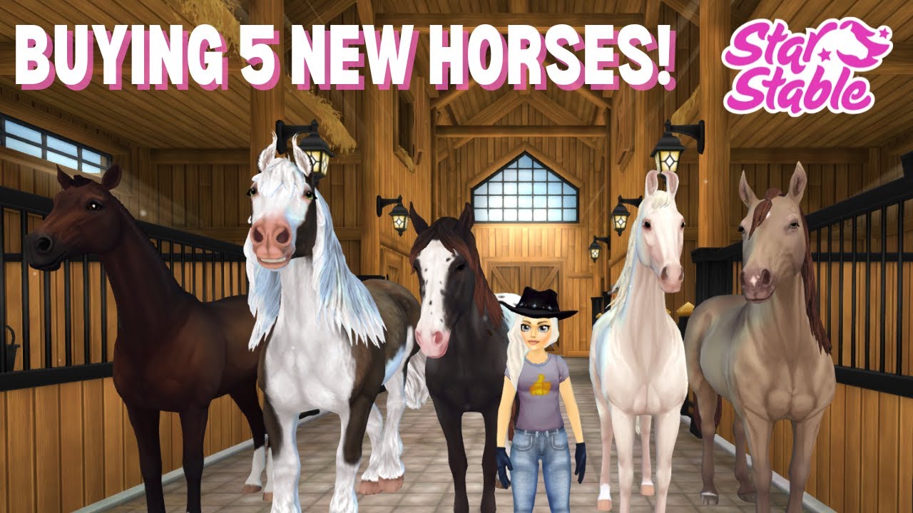 Celebrating by buying 5 new horses! - YouTube