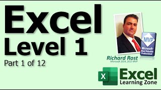 microsoft excel tutorial - part 01 of 12 - excel interface 1