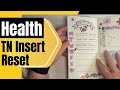 Traveler's Notebook Health Insert | November Reset