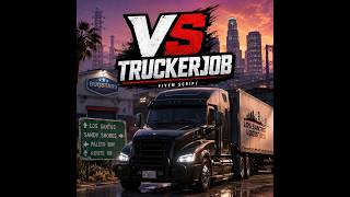 FiveM Trucker Script Advanced Simulator | ESX NUI System Showcase