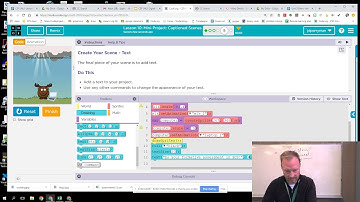 Unit 3 Lesson 10 (how to add text to your project) Code.org Discoveries 20/21